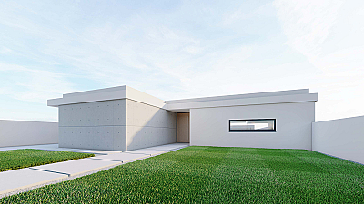 A implantação da moradia, nasce a partir da observação e análise do contexto urbano e intenção em estabelecer um diálogo com o lugar.